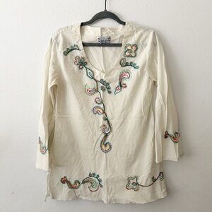 Aalyshah Designs Lightweight Embroidered Top